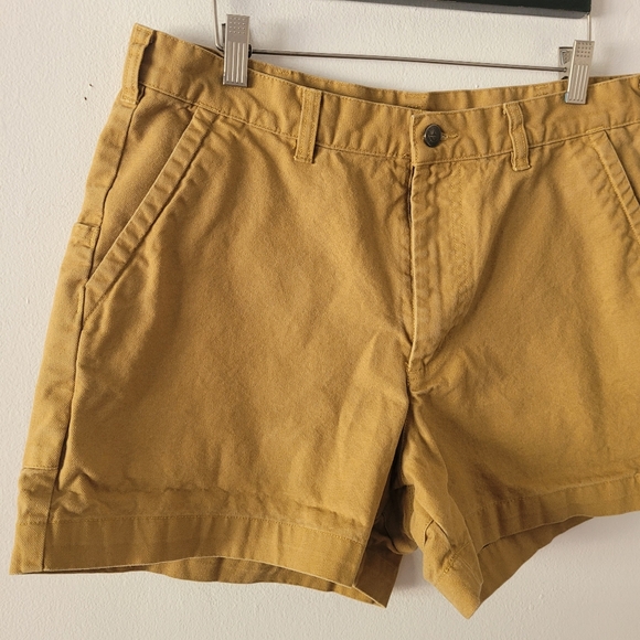 Patagonia Mens Stand Up 5" Shorts Size 35 EUC Brown Sold Out Durable Outdoors - Picture 2 of 10